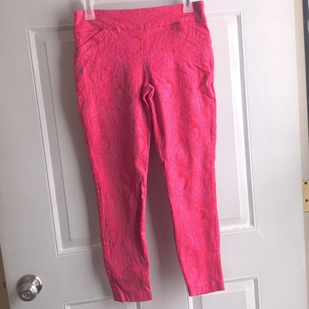 Paisley pink pants